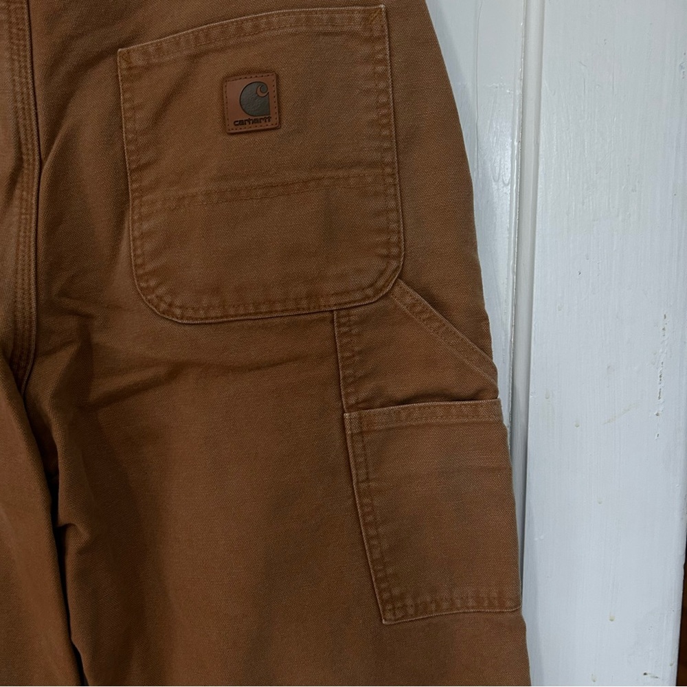 Vintage Carhartt Flannel-Lined Pants - Picture 5 of 11